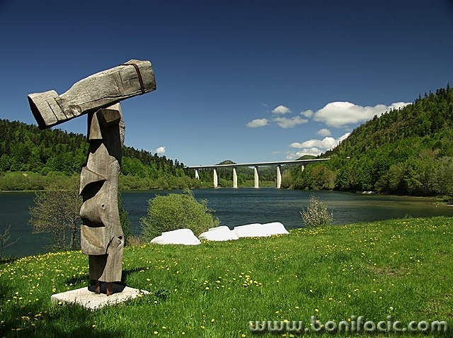 travel___Monument___Fuzine, Croatia.