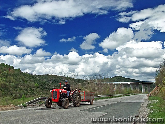 travel___Red Tractor___Josipdol, Croatia.