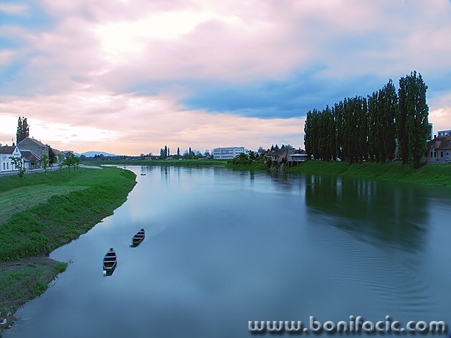 travel___River Side___Karlovac, Croatia.