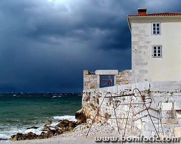 travel___Stormy Monastery___Glavotok, Croatia.