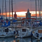 travel___Sundown___Piran, Slovenia.