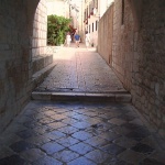 travel___Tunnel Street___Krk, Croatia.