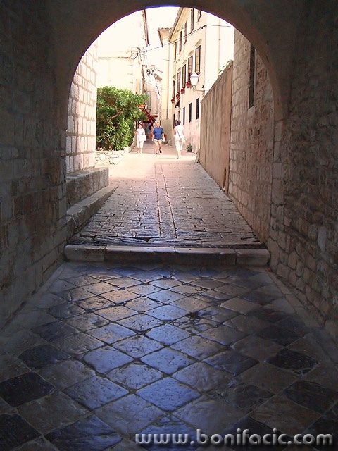 travel___Tunnel Street___Krk, Croatia.