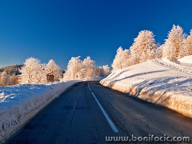 travel___Winter Route___Gorski Kotar, Croatia.