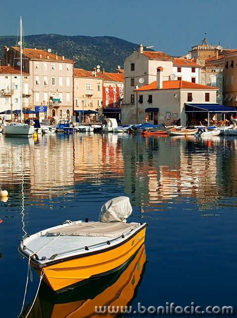 travel___Yellow Barque___Cres, Croatia.