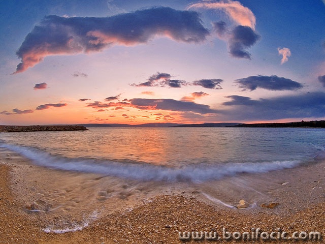 nature___Beach Sunset___Punat, Croatia.
