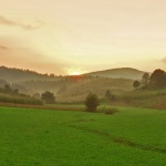 nature___Misty Sunset___Sabljaki, Croatia.