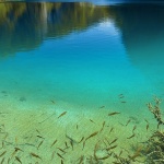 nature___Trout Lake___National Park Plitvice, Croatia.
