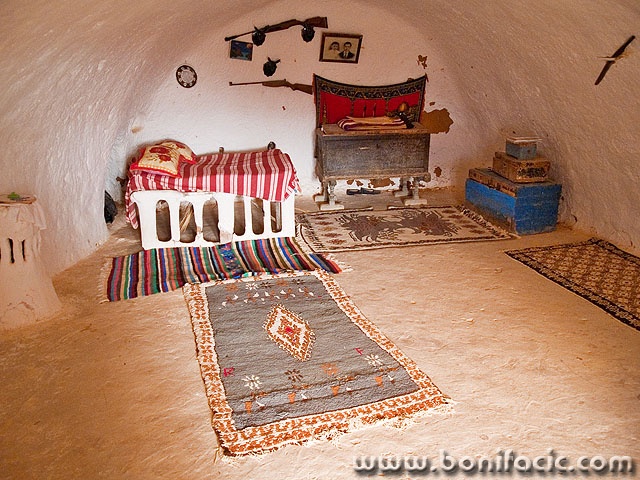 travel___Berberian Room___Matmata, Tunisia.