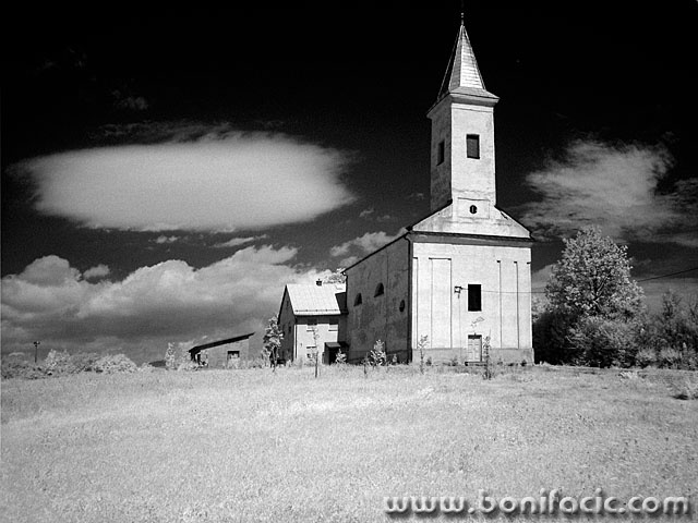 bw___Sunday Mass___Brinje, Croatia.