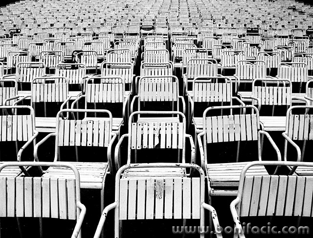 bw___Chairs___Opatija, Croatia.