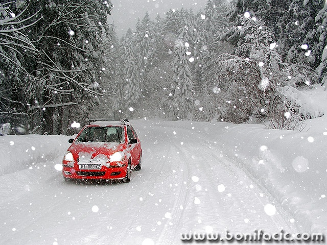 travel___Snow Storm___Gorski Kotar, Croatia.