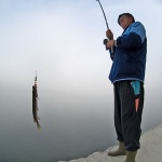 people___Fog Fishing___Fuzine, Croatia.