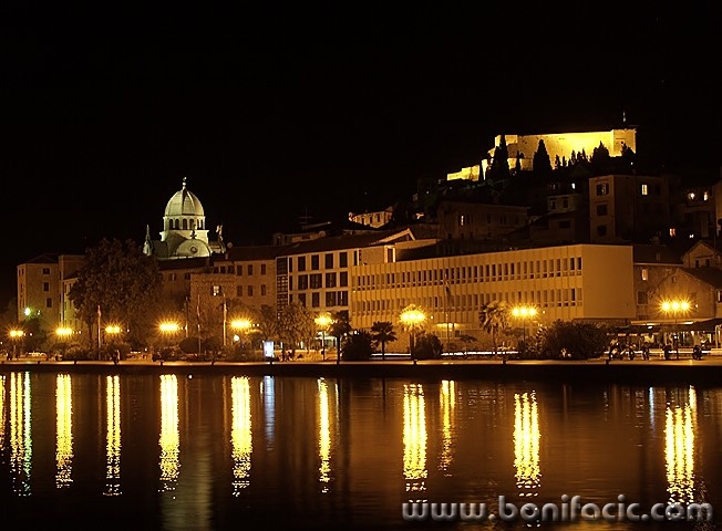 travel___By Night___Sibenik, Croatia.