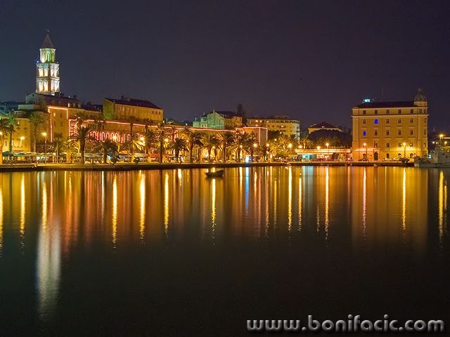 travel___City Lights___Split, Croatia.