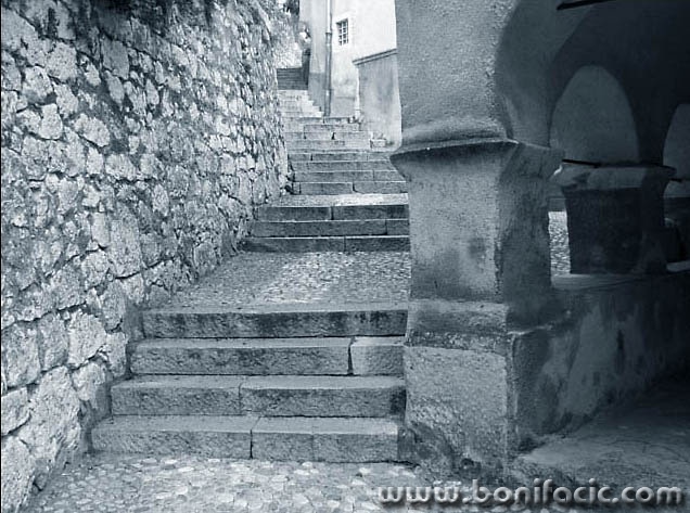 bw___Stone Street___Bakar, Croatia.