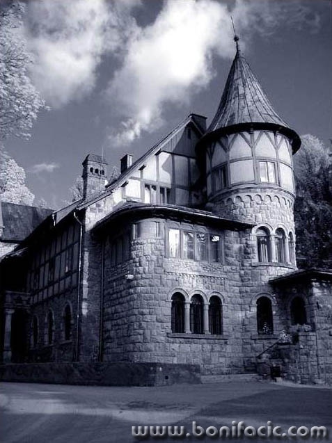 bw___Dark Castle___Stara Susica, Croatia.