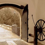 bw___Castle Entrance___Mokrice, Slovenia.