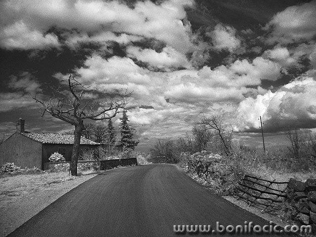 bw___Cloudy Day___Kras, Croatia.