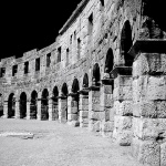 bw___Curvature___Pula, Croatia.