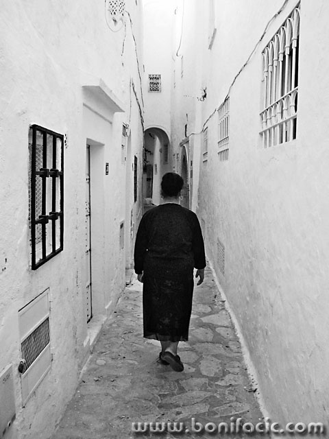 bw___Cul De Sac___Hammamet, Tunisia.