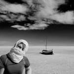 bw___Navy - White___Chott El Jarid, Tunisia.