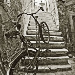 bw___Old Bike___Cres, Croatia.