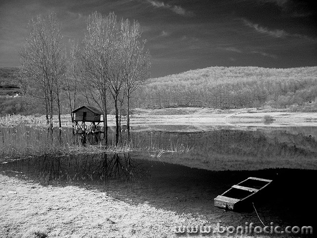 bw___On The Lake___Svica, Croatia.