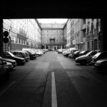 bw___Passage___Zagreb, Croatia.