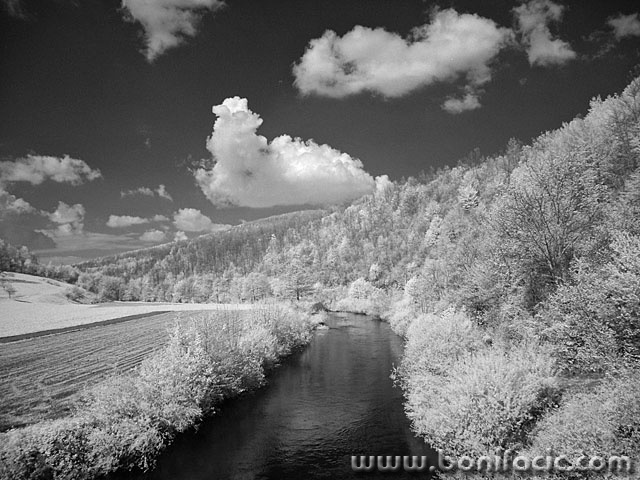 bw___River___Ogulin, Croatia.