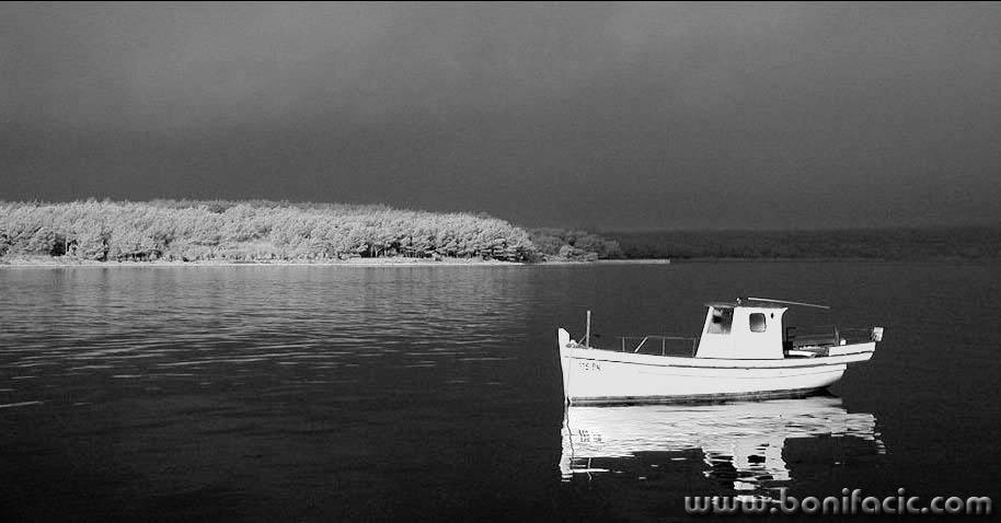 bw___Sun Shined___Punat, Croatia.