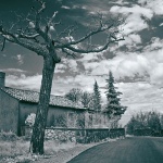 bw___Tenement___Kras, Croatia.