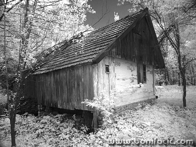 bw___Wooden Mill___Cerovnik, Croatia.