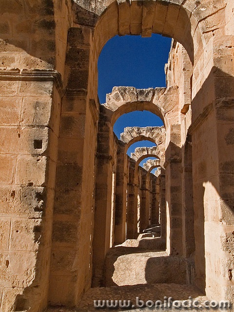 travel___Arches___El Jem, Tunisia.