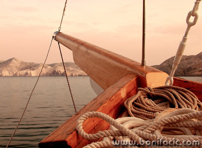 travel___Evening Navigation___Baska, Croatia.