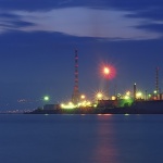 travel___Industrial Lights___Urinj, Croatia.