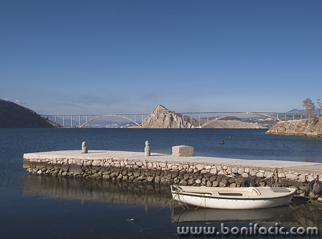 travel___Krk's Bridge___Voz, Croatia.